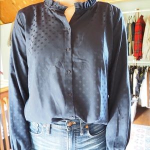 Loft Blue Blouse